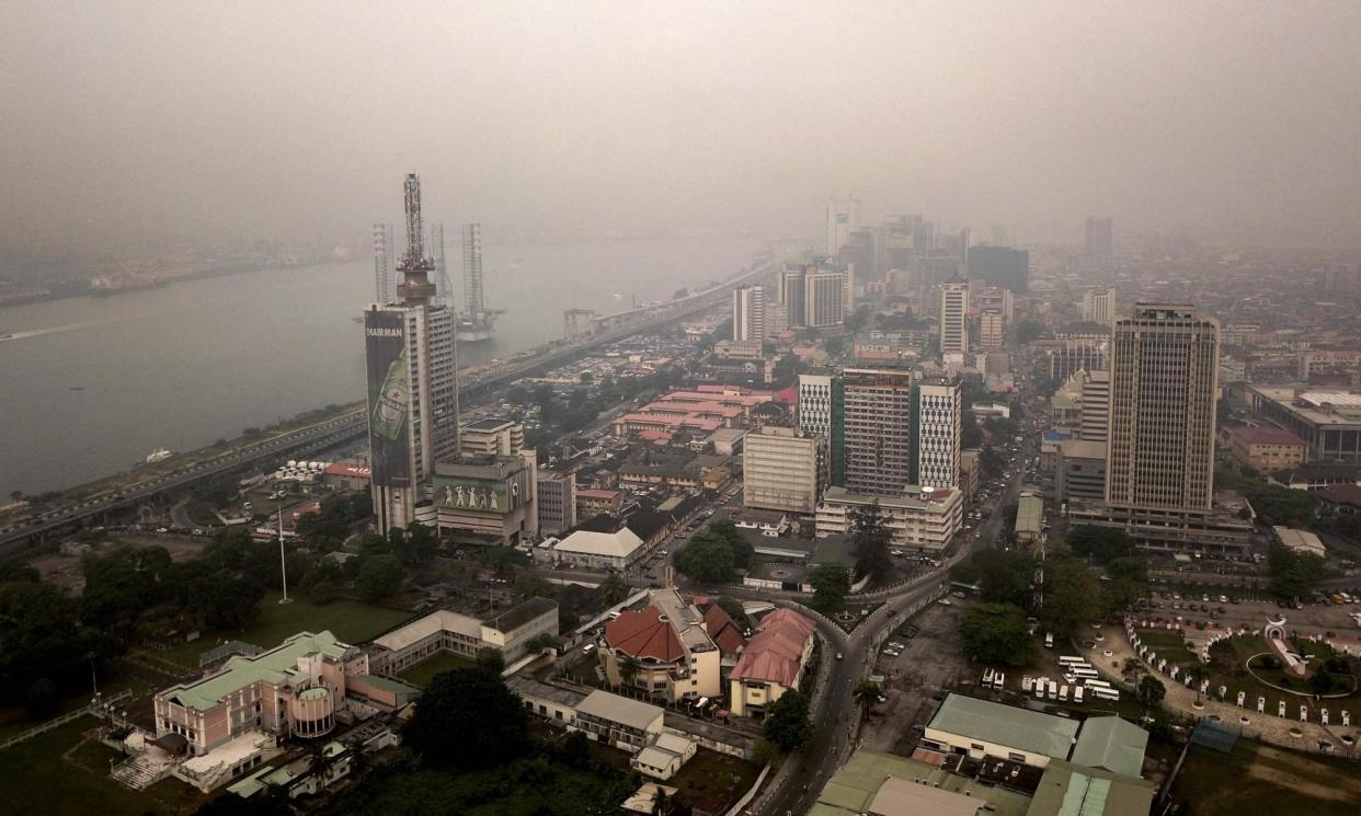 <span>Air pollution caused by industry, cars, wildfires and cooking fuels, seen here in Lagos, Nigeria, is driving a steep rise in disease.</span><span>Photograph: Florian Plaucheur/AFP/Getty Images</span>