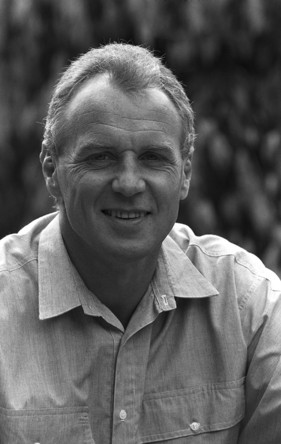 Actor Alan Dale, as Jim Robinson in the Australian soap opera Neighbours, Australia, 20th October 1988. (Photo by Express Newspapers/Getty Images)