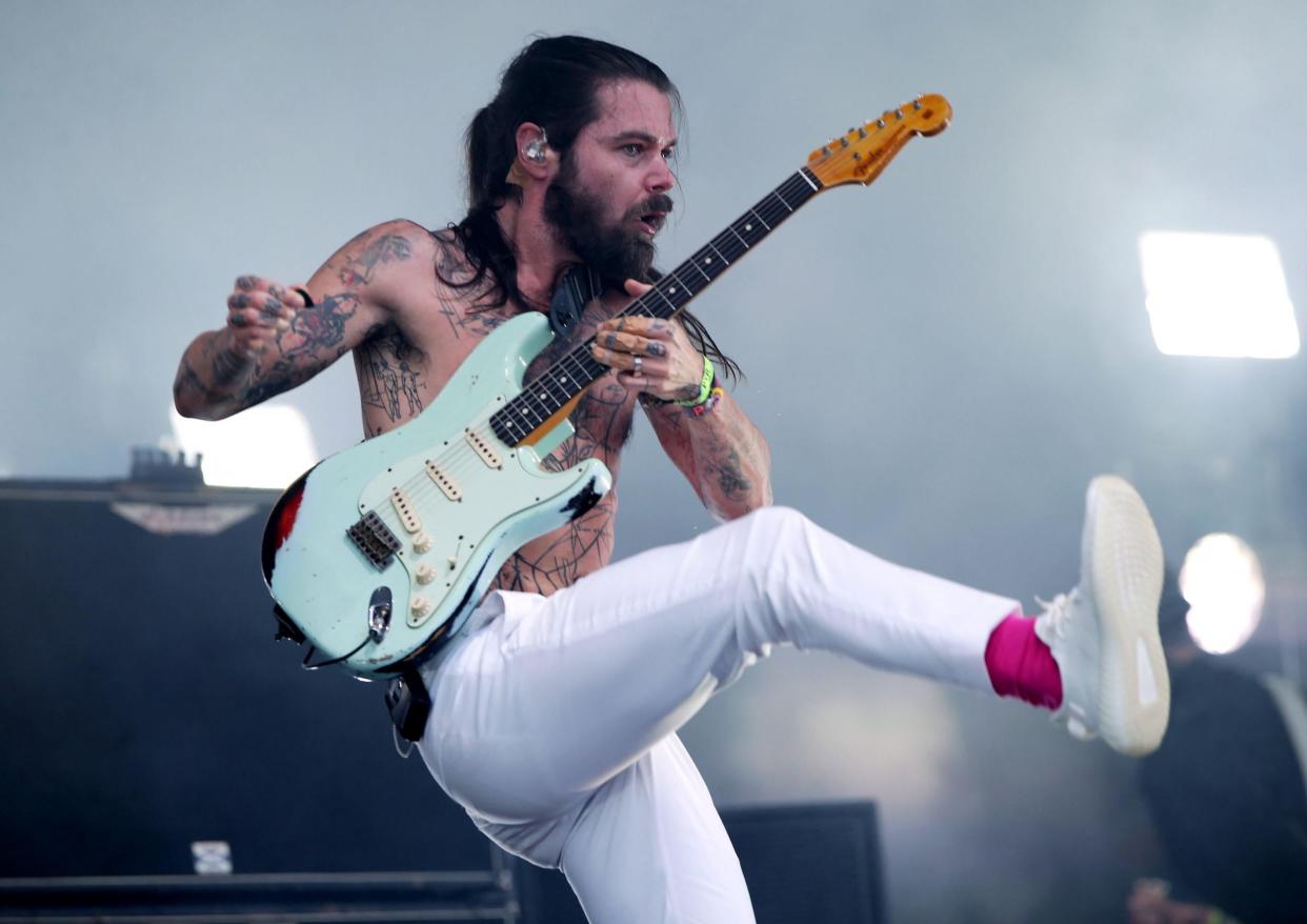 <p>Biffy Clyro were among the headliners due to play at the cancelled Download Festival</p> (PA)
