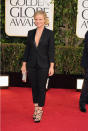 Amy Poehler arrives at the 70th Annual Golden Globe Awards at the Beverly Hilton in Beverly Hills, CA on January 13, 2013.