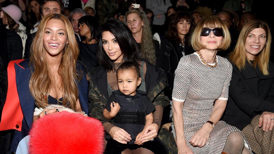 North West at Adidas Originals x Kanye West Yeezy Season 1 Fashion Show