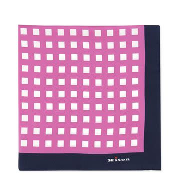 <a href="http://www.neimanmarcus.com/Kiton-Box-Print-Silk-Pocket-Square-Pink-pocket-square/prod169030059___/p.prod?icid=&searchType=MAIN&rte=%252Fsearch.jsp%253FN%253D0%2526Ntt%253Dpocket%252Bsquare%2526_requestid%253D104444&eItemId=prod169030059&cmCat=search" target="_blank">Kiton Box-Print Silk Pocket Square Pink</a>, $215