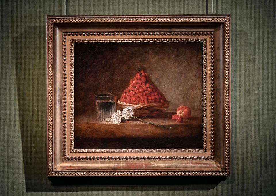 « Le panier de fraises » de Jean Siméon Chardin a été estimé entre 12 et 15 millions d’euros.
