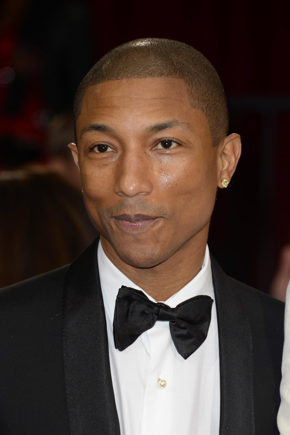 Pharrell Williams arrives at the Oscars on Sunday, March 2, 2014, at the Dolby Theatre in Los Angeles. (Photo by Dan Steinberg/Invision/AP)