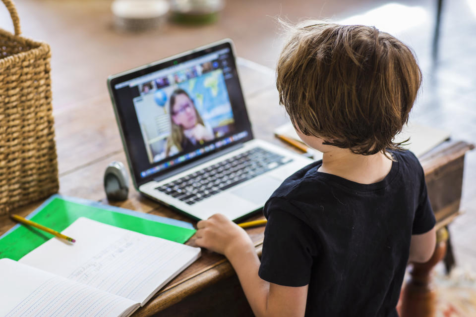 Most school pupils have been learning at home since the start of the year. (Getty)