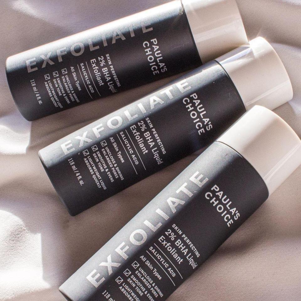 Shoppers are raving about the cult-favourite Paula's Choice 2% BHA Liquid Exfoliant. Image via Instagram/PaulasChoice.