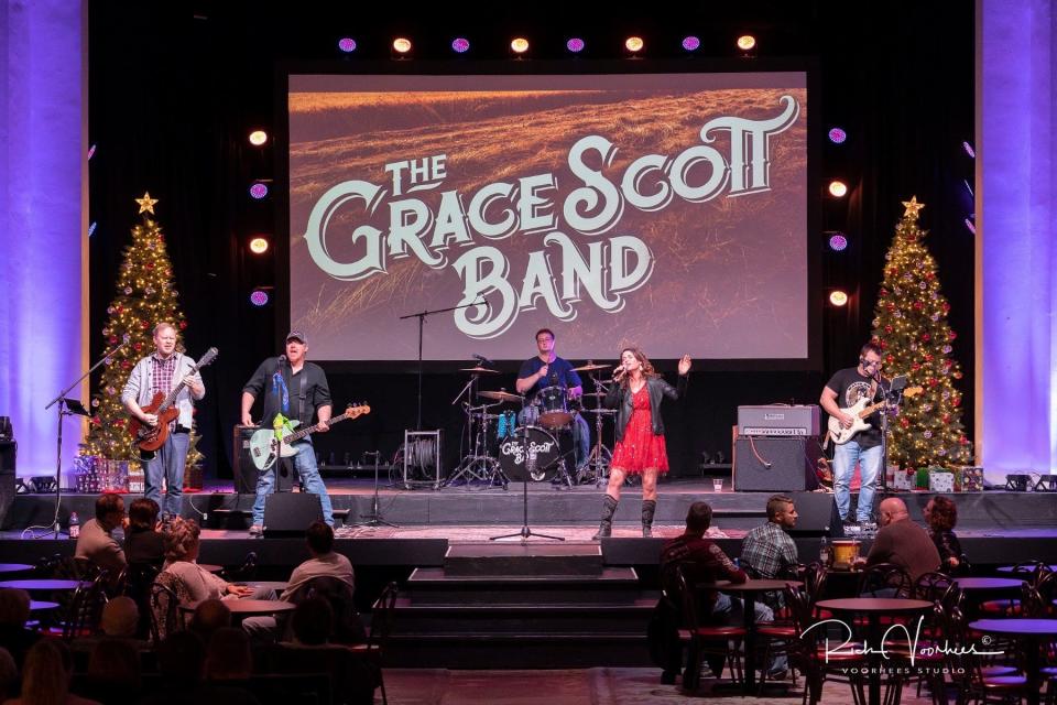 Grace Scott Band will perform May 31, 2024, at Music in the Gardens, hosted by The History Museum, sponsored by B100.