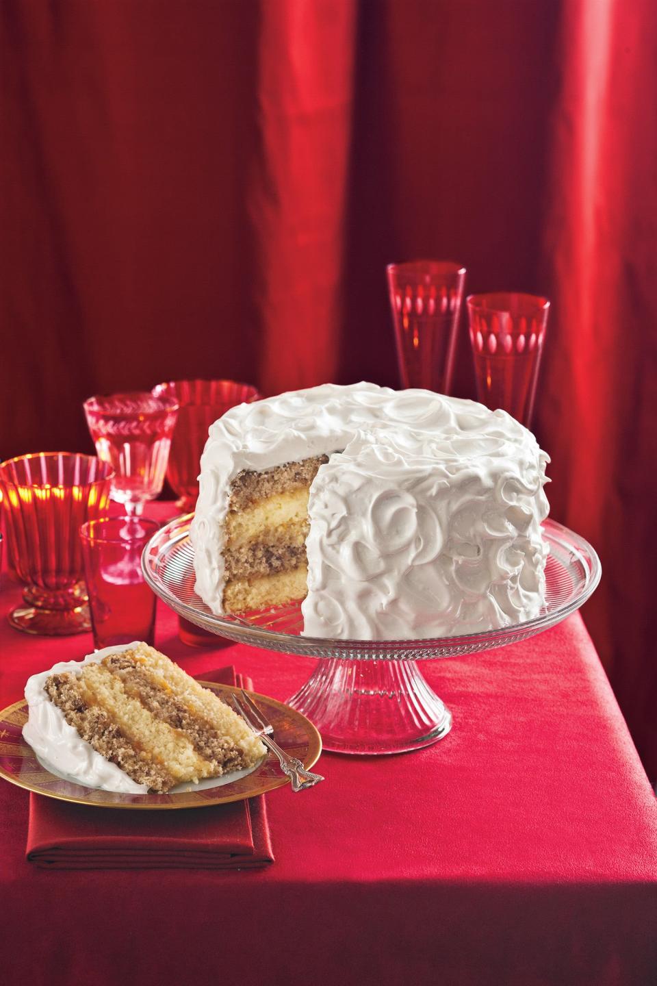 Spice Cake with Citrus Filling