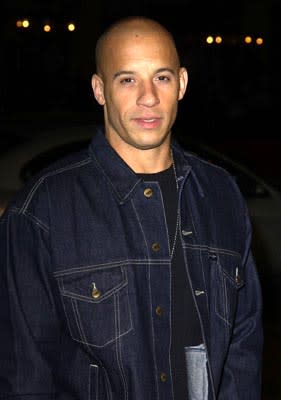 Vin Diesel at the LA premiere of New Line's A Man Apart