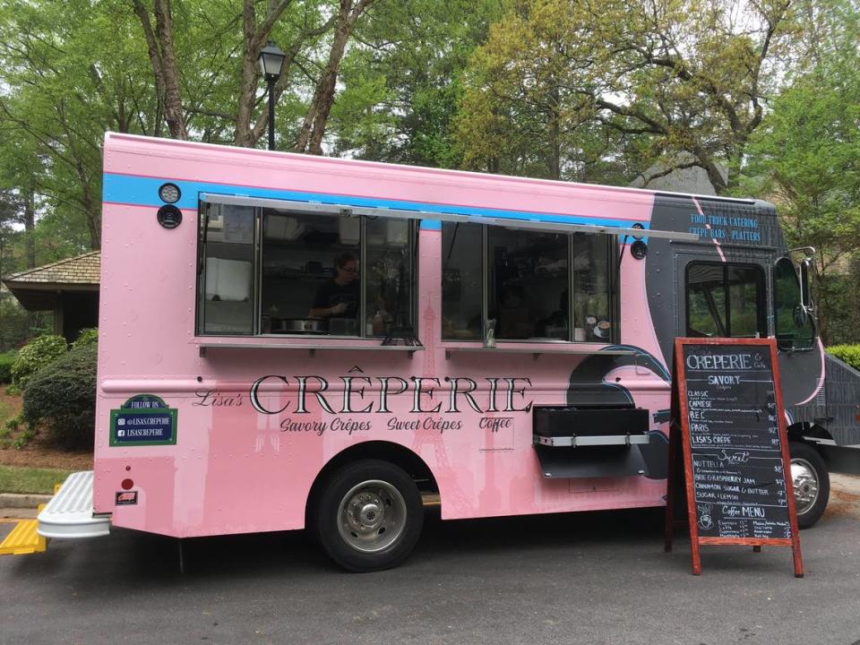 Lisa’s Creperie food truck in Macon Lisa's Facebook