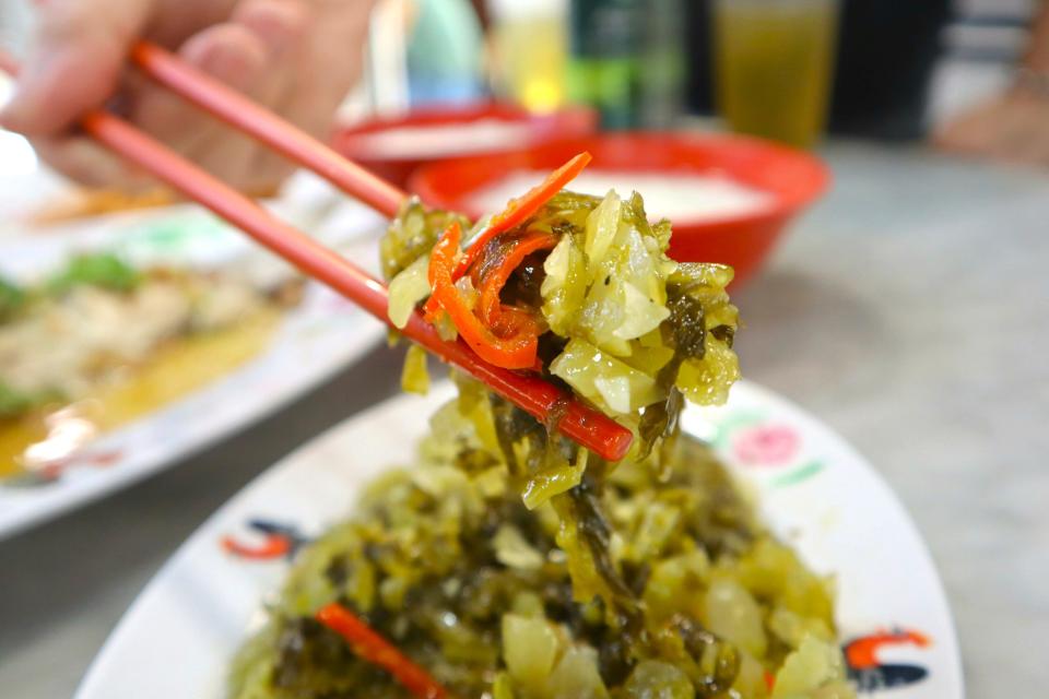 white house teochew porridge - vegetables