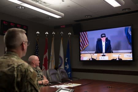 Gen. O'Shaughnessy participates in a VTC with the POTUS and FEMA