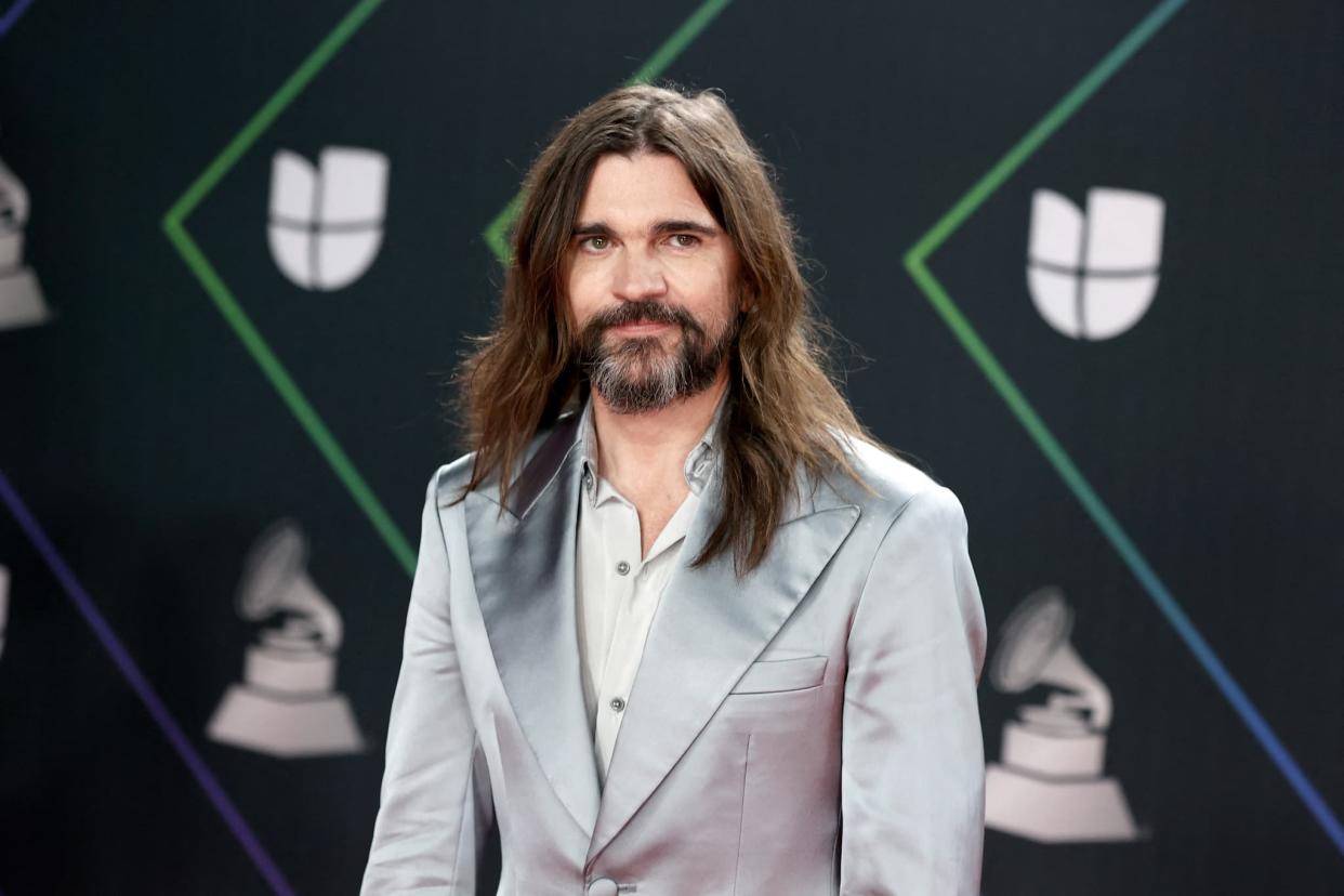 Le chanteur colombien Juanes lors des Latin Grammy Awards le 18 novembre 2021 à Las Vegas. - Arturo Holmes - AFP