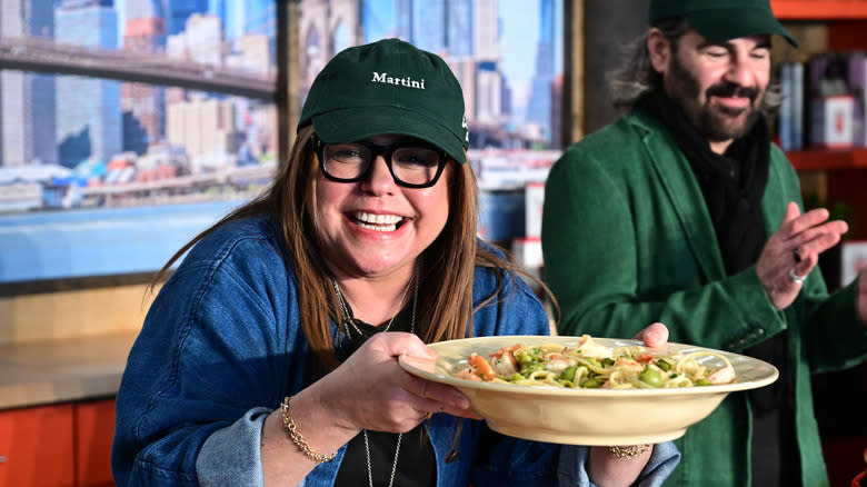 Rachael Ray with pasta bowl