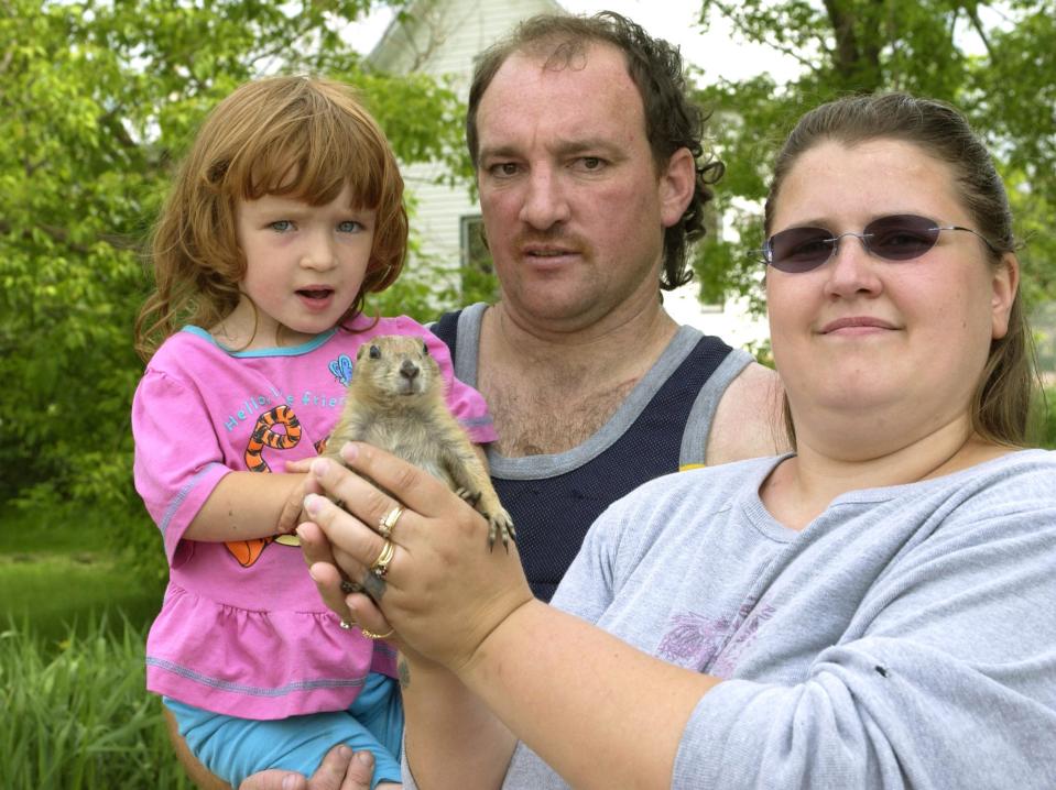 The Kautzer family was quarantined in June 2003 after contracting monkeypox from a prairie dog.