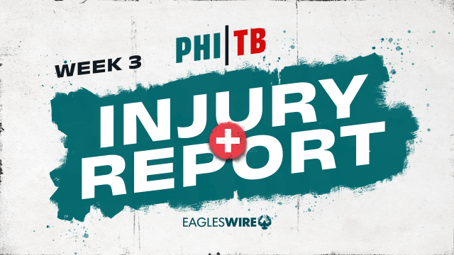 Eagles vs. Buccaneers Injury Report — Week 3