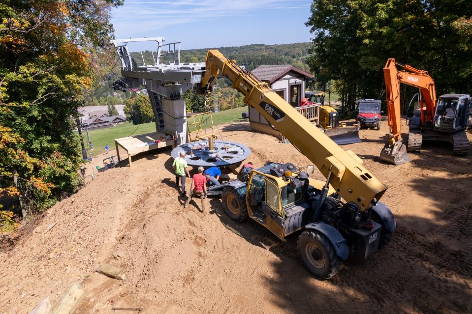 Construction crews have spent the off-season making improvements at Snow Trails in Mansfield.