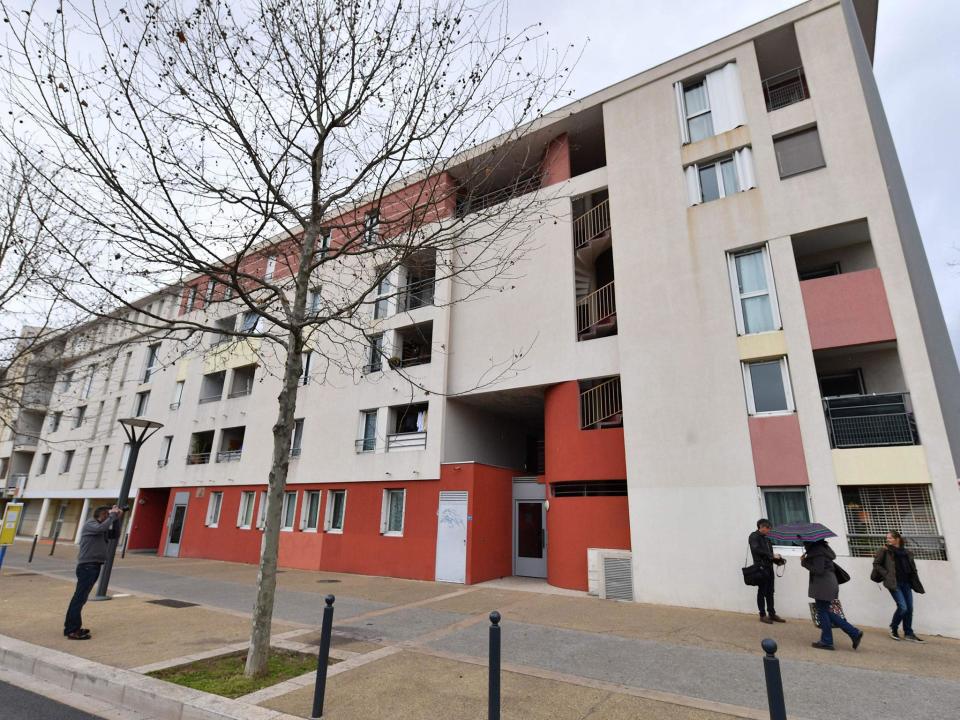 A building in Montpellier, where suspects believed to be involved in plotting an attack were arrested by French anti-terrorist police on 10 February (AFP/Getty Images)