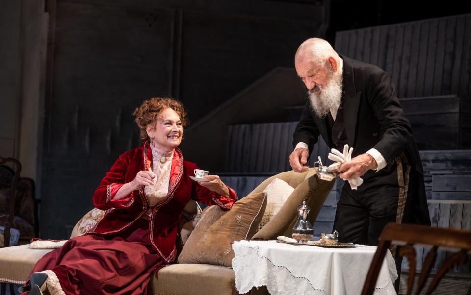 Francesca Annis and Ian McKellen in The Cherry Orchard at the Theatre Royal, Windsor - Jack Merriman