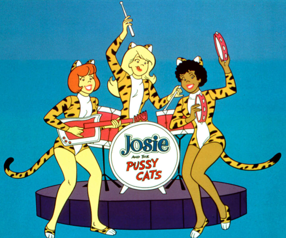 Animated version of Josie and the Pussycats in the '70s