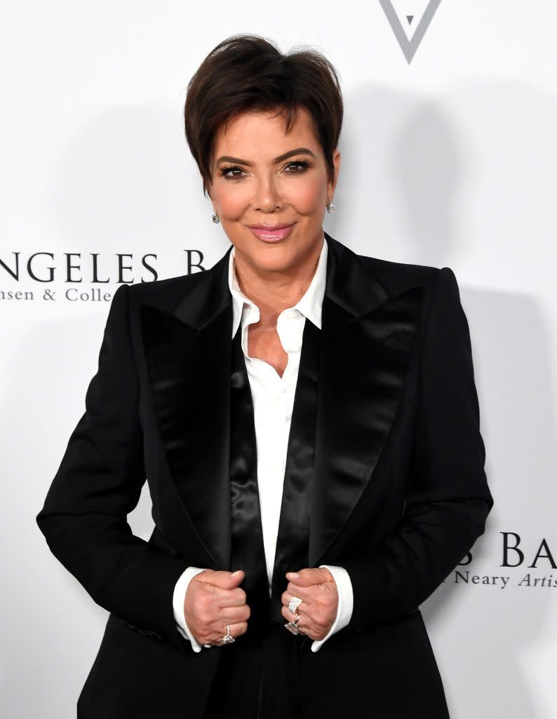 <p><strong>Net worth: <strong>$</strong><strong>190 million</strong> (approx £139 million)</strong></p><p><a href="https://www.forbes.com/profile/kris-jenner/?sh=5d3ecce49d15" rel="nofollow noopener" target="_blank" data-ylk="slk:Forbes;elm:context_link;itc:0;sec:content-canvas" class="link ">Forbes</a> estimates Kris's net worth at close to $200million, alleging she earns $100,000 per episode of Keeping Up With The Kardashians. </p><p>They say she also takes a 10% cut of every dollar her children bring in from modelling, licensing deals and their beauty companies(!), and owns a stake in Kylie Jenner Cosmetics. </p>