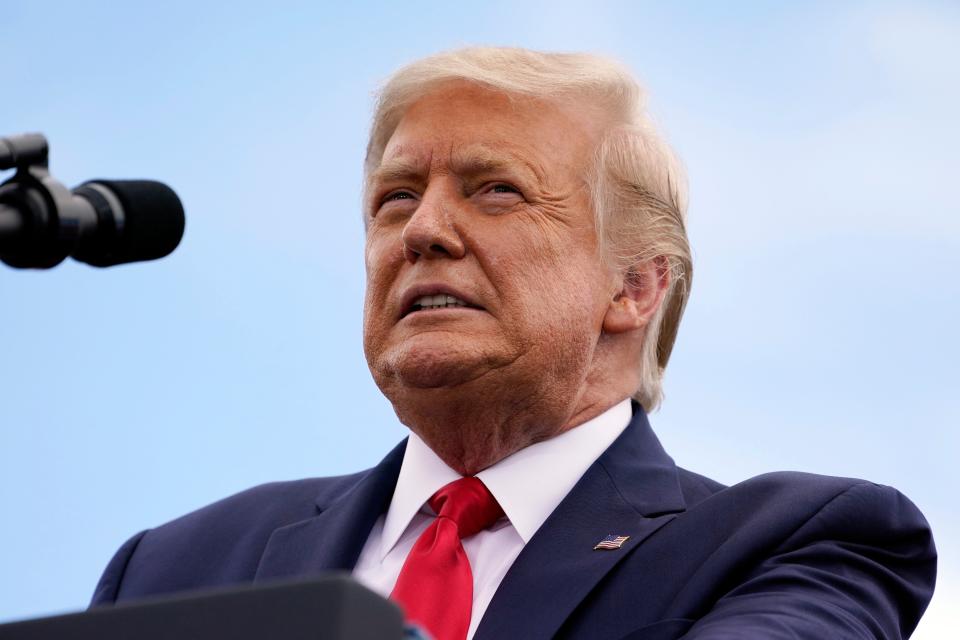 <p>President-elect Donald Trump is sworn in as President on January 20, 2017 at the US Capitol in Washington, DC</p> (Copyright 2020 The Associated Press. All rights reserved)