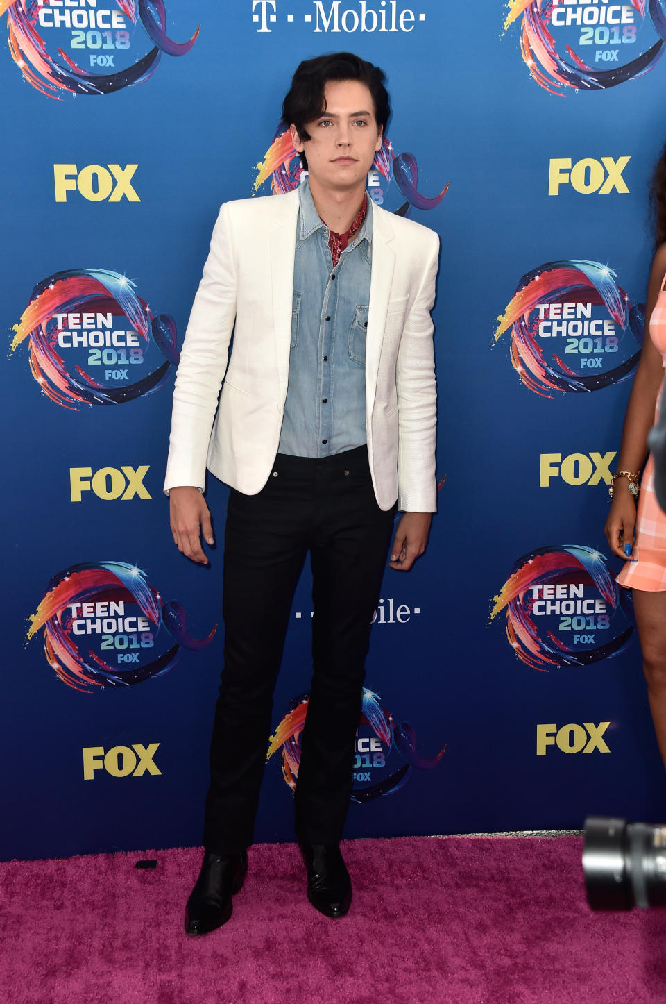 Cole Sprouse at FOX’s Teen Choice Awards in California