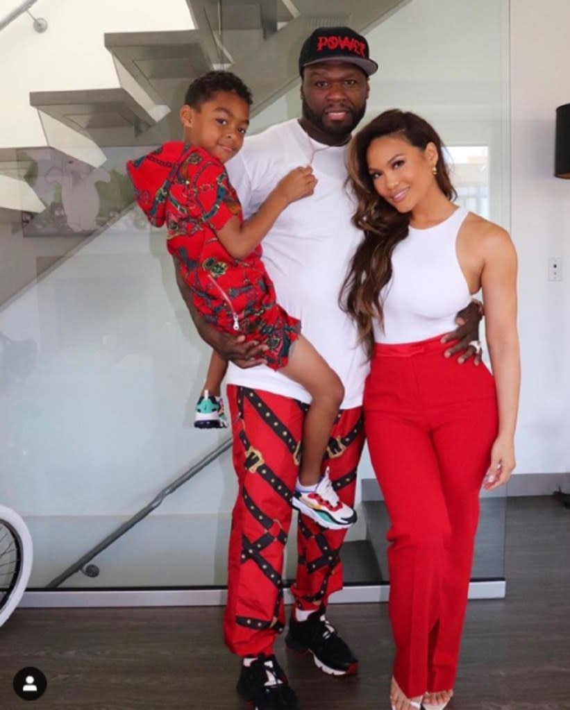 50 Cent, Daphne Joy, and their son, Sire. Instagram / 50 Cent