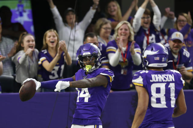 Stefon Diggs, seemingly happy after early-season angst, leads Vikings vs.  Chargers