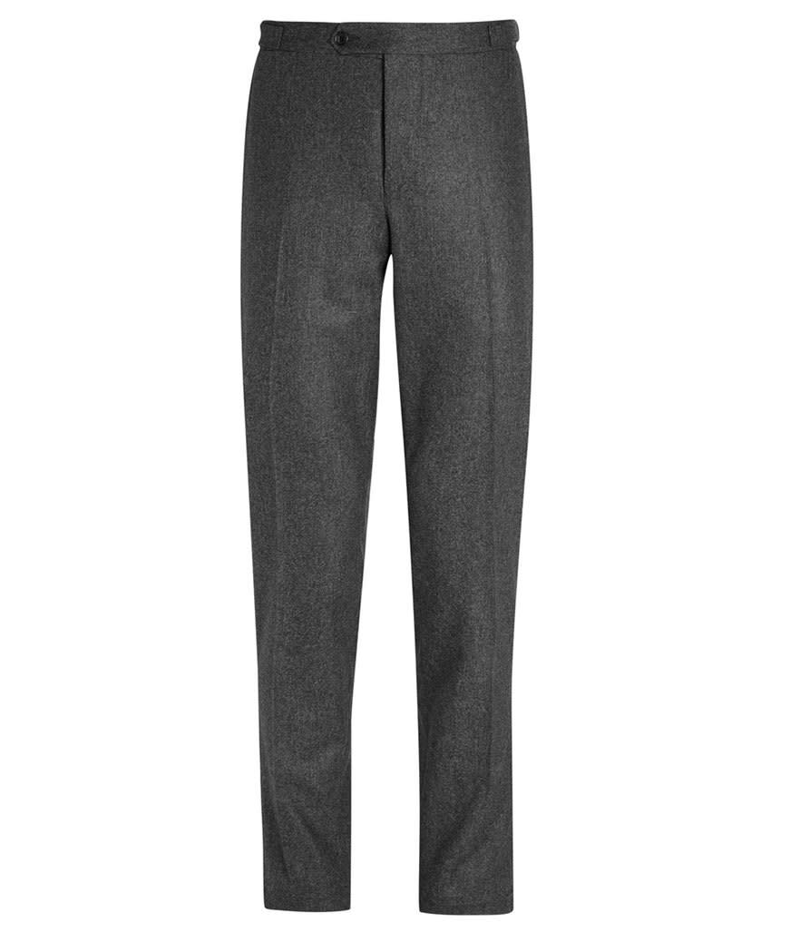 Thom Sweeney Grey Slim-Fit Wool-Flannel Trousers