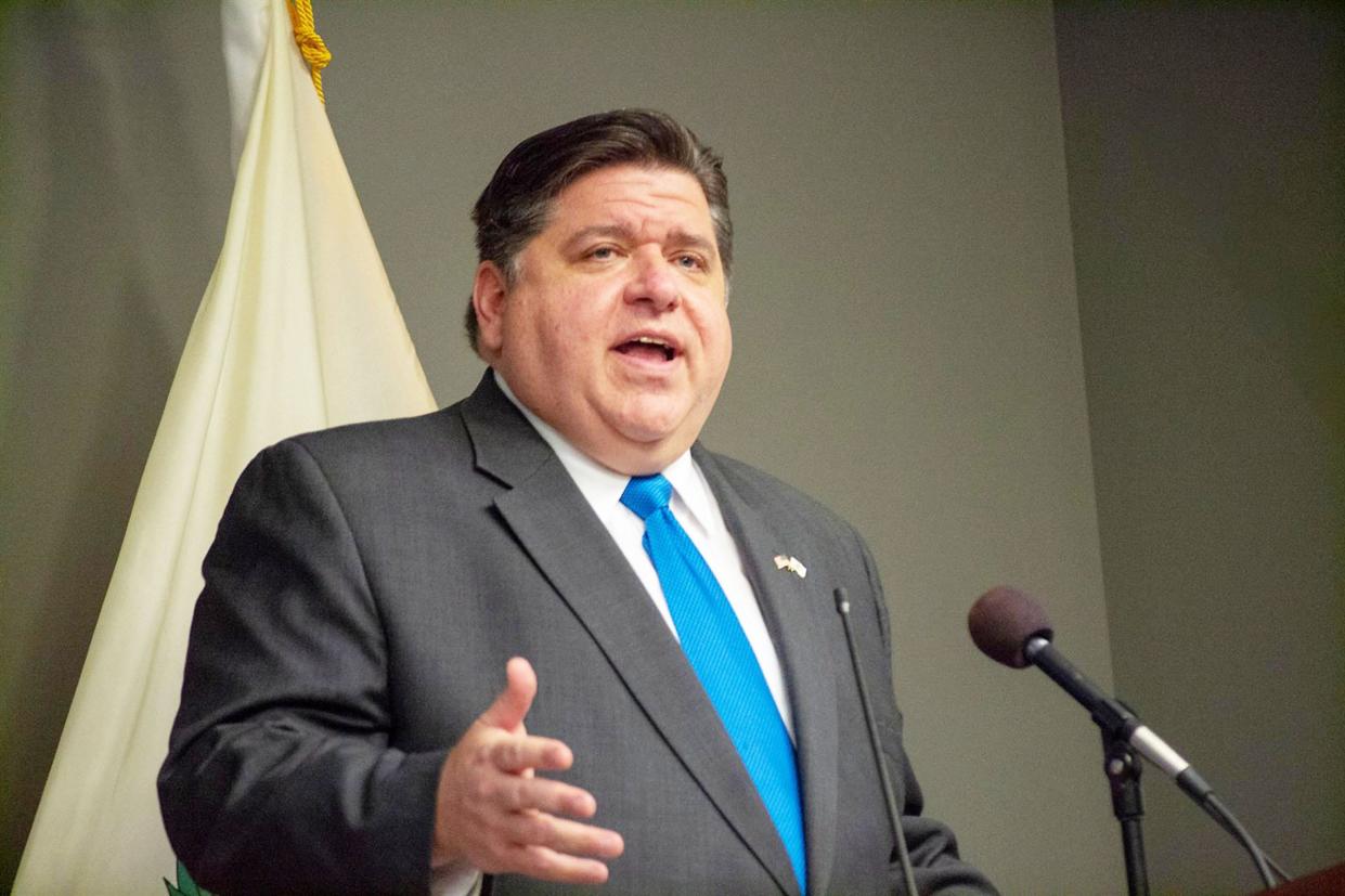 Gov. JB Pritzker is shown here earlier this year in a Capitol News Illinois file photo. The governor signed more than 300 bills that become law on Jan. 1.