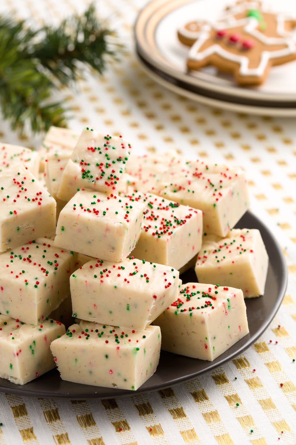 <p>With only five ingredients—sweetened condensed milk, white chocolate, and spices—this holiday treat is insanely easy to make.</p><p>Get the recipe from <a href="https://www.delish.com/cooking/recipe-ideas/recipes/a45064/gingerbread-fudge-recipe/" rel="nofollow noopener" target="_blank" data-ylk="slk:Delish;elm:context_link;itc:0;sec:content-canvas" class="link ">Delish</a>.</p>