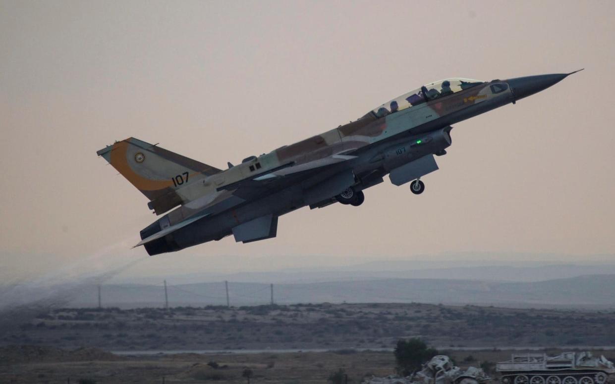 The reported air raid on a Syrian government facility comes as Israel is conducting its biggest military exercise in 19 years on its northern border. - EPA