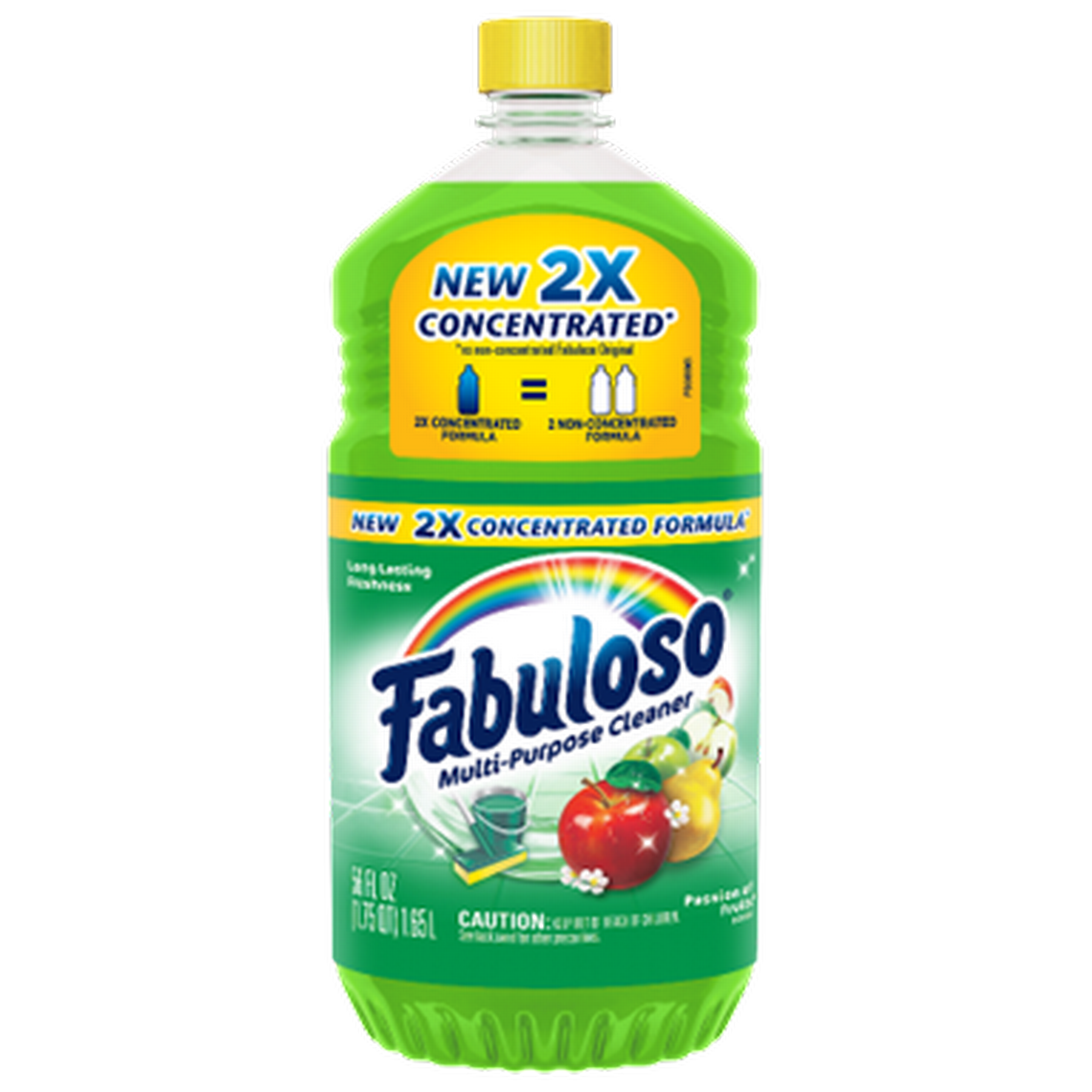 Fabuloso Multi Purpose Cleaner 2X Concentrated Formula, Passion of Fruit Scent