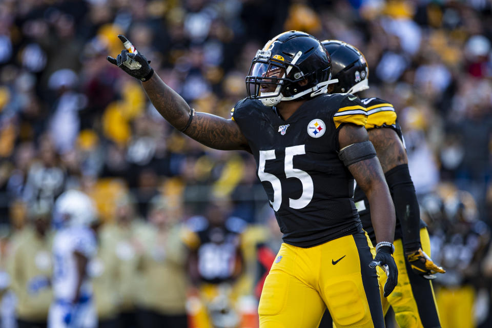 Pittsburgh Steelers linebacker Devin Bush has helped get his team back in the playoff race. (Photo by Mark Alberti/Icon Sportswire via Getty Images)