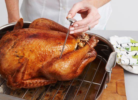 How to take a turkey's temperature