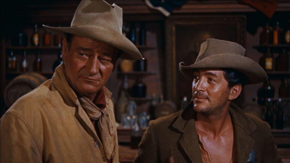 16. Rio Bravo (1959): John Wayne’s sheriff faces an army of bad guys with only a drunk, a young gunfighter and a crippled old man on his side. The interplay between Wayne, Dean Martin and Walter Brennan is a delight and Dino even gets to sing. Great fun all round. (Warner Bros)