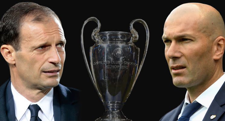 Massimiliano Allegri and Zinedine Zidane