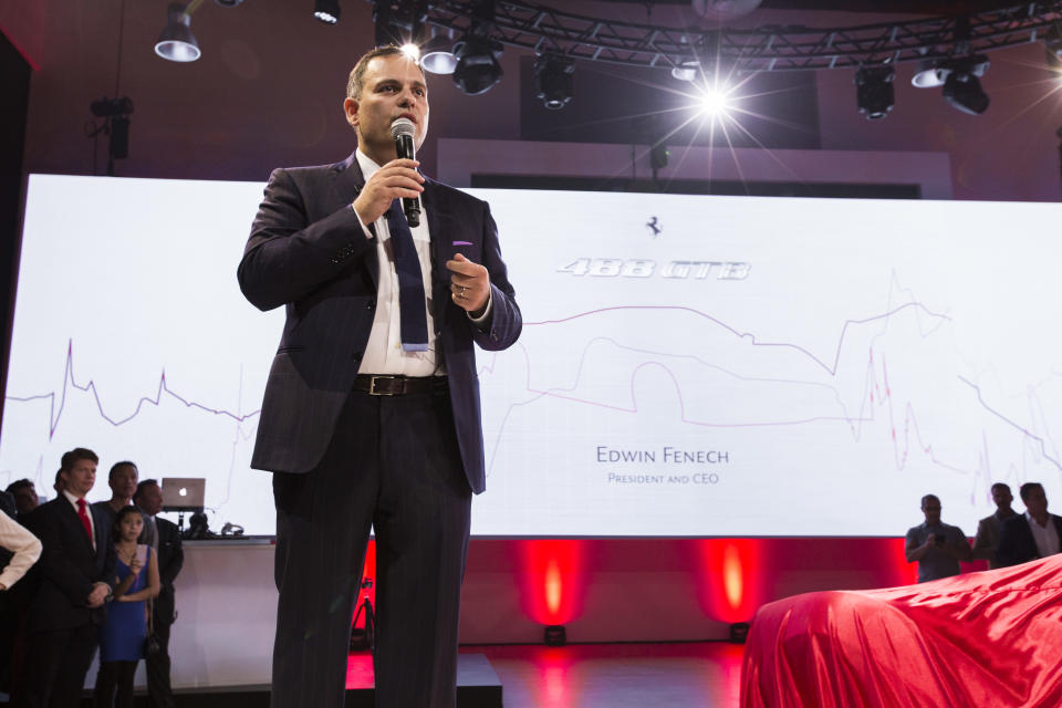 Ferrari President North America Edwin Fenech