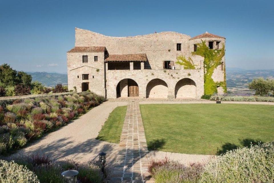 The winning bidder — and their friends — will enjoy panoramic views from the eight-bedroom castle