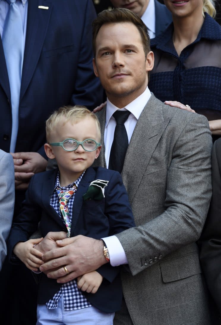 chris pratt son jack tie