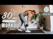 <p>This weighted leg workout from PT Emily engages the largest muscles in your body for a challenging half an hour sweat. </p><ul><li><strong>How long? </strong>30 minutes</li><li><strong>Equipment: </strong>Heavy weight, chair, resistance band</li></ul><p><a href="https://www.youtube.com/watch?v=jUPxmNW6oyE&ab_channel=EmilyRicketts" rel="nofollow noopener" target="_blank" data-ylk="slk:See the original post on Youtube;elm:context_link;itc:0;sec:content-canvas" class="link ">See the original post on Youtube</a></p>