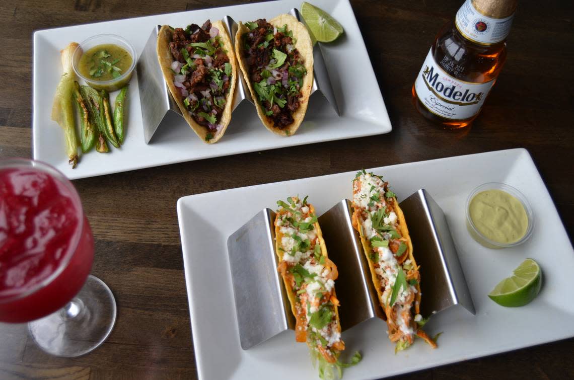 El Charro has two tacos for Crave Taco Week, either Chicken Tinga Taco or Taco Campechano.