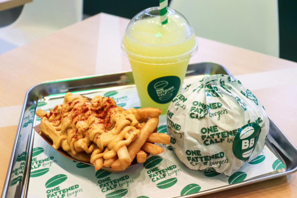 Butter Burger Combo with Cheese Fries