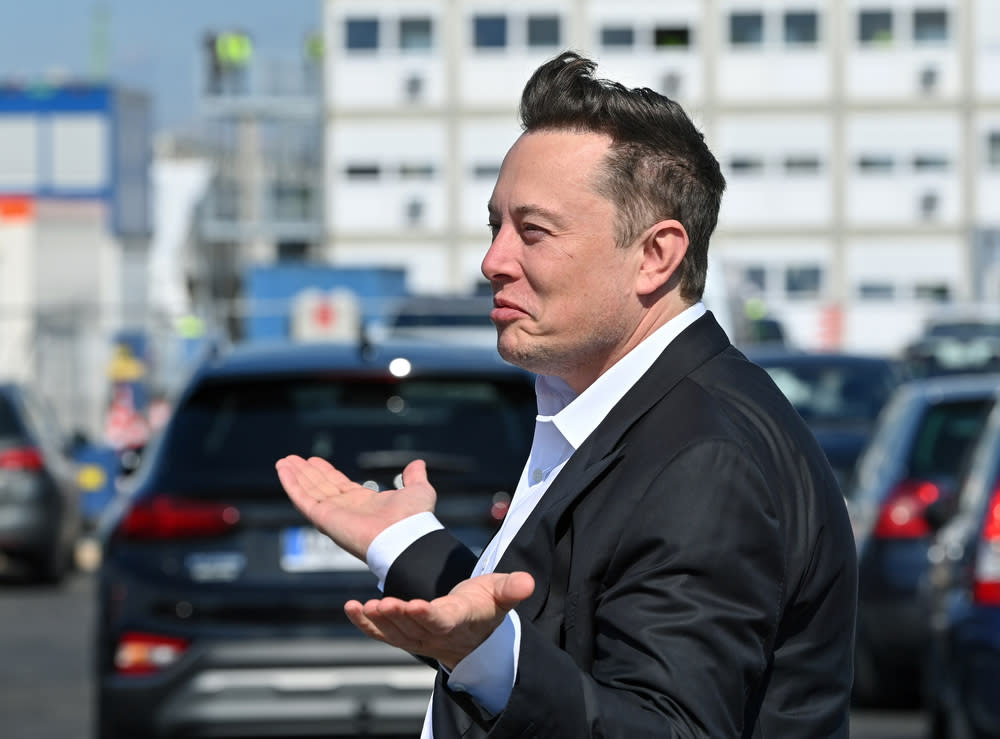  Stock image of Elon Musk. 