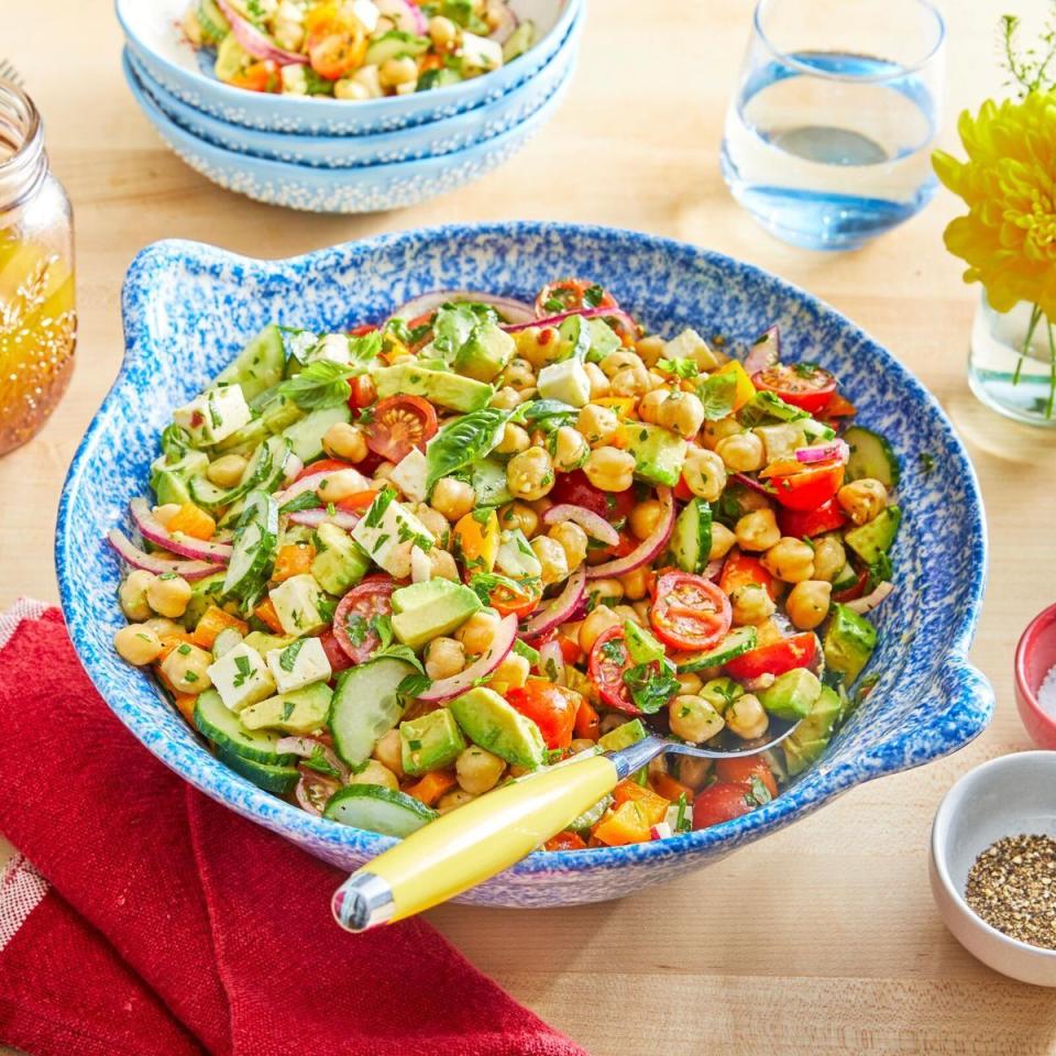 summer dinner recipes chickpea salad