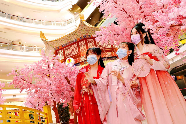 Chinese New Year decor at Klang Valley malls in full bloom despite MCO