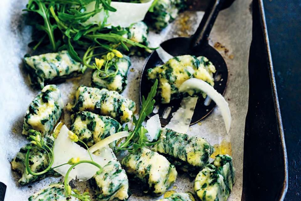 Simple Spinach and Ricotta Gnocchi