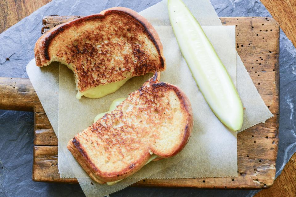 A successful grilled cheese sandwich. (Photo: Lynne Curry)