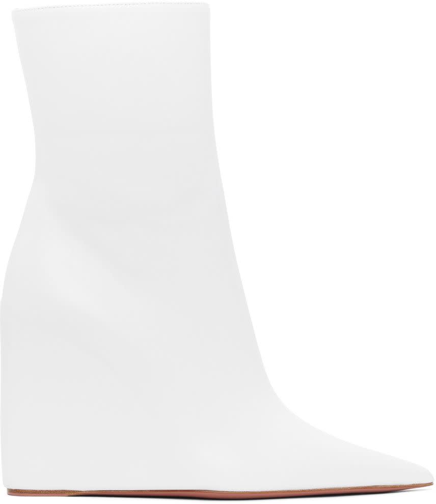 White Pernille Wedge Boot